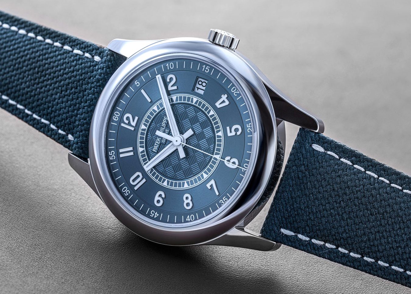 Patek Philippe Calatrava 6007A-001 stainless steel blue dial