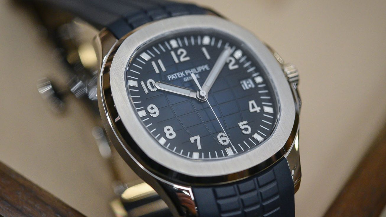 Patek Philippe Aquanaut with blue dial